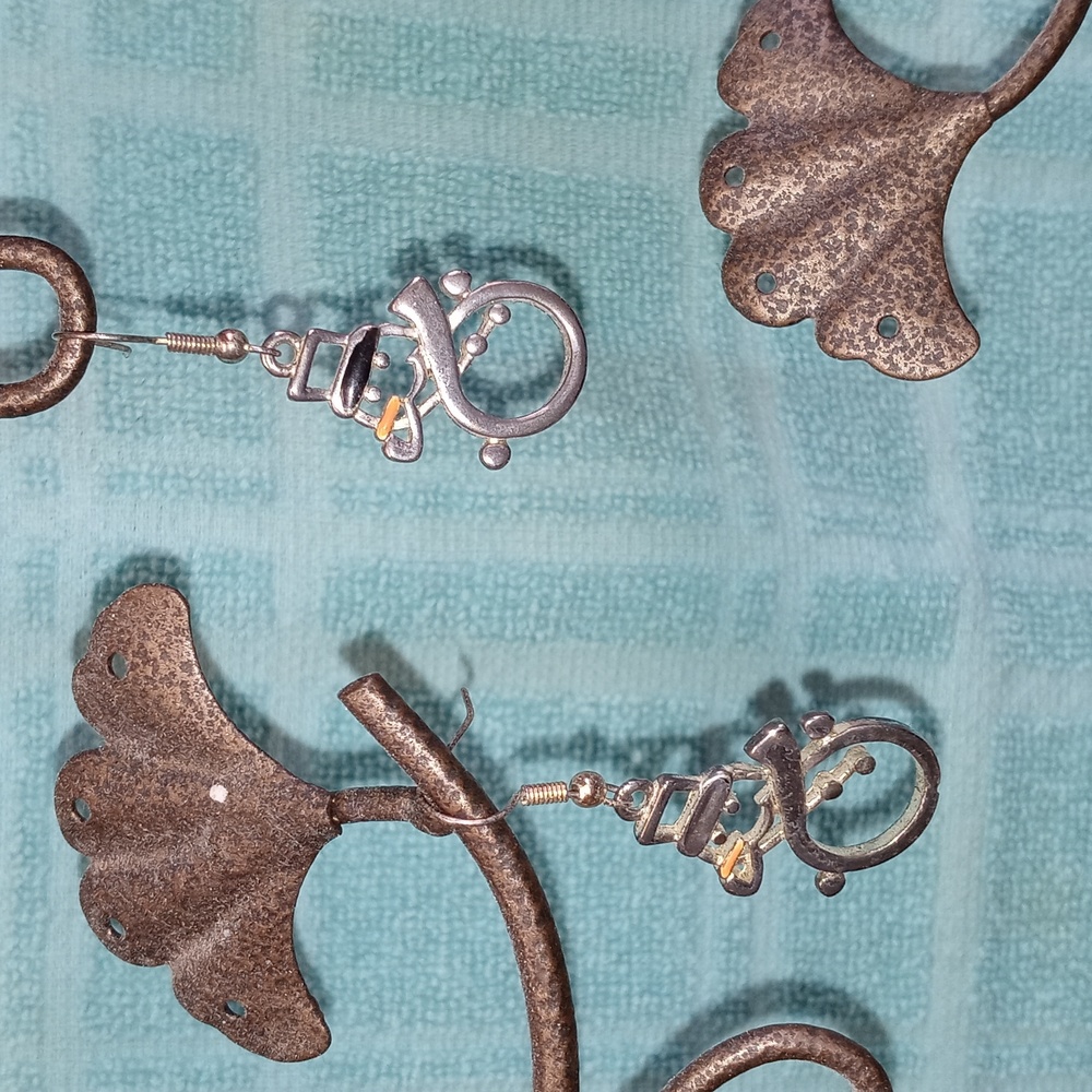 Snowman earrings